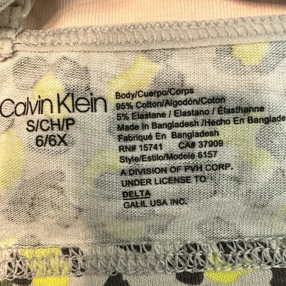 🎀 Calvin Klein Girls Bralette Bundle 2x 3-Pack Size S 6/6X NWT